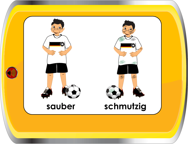 learn about opposites in german