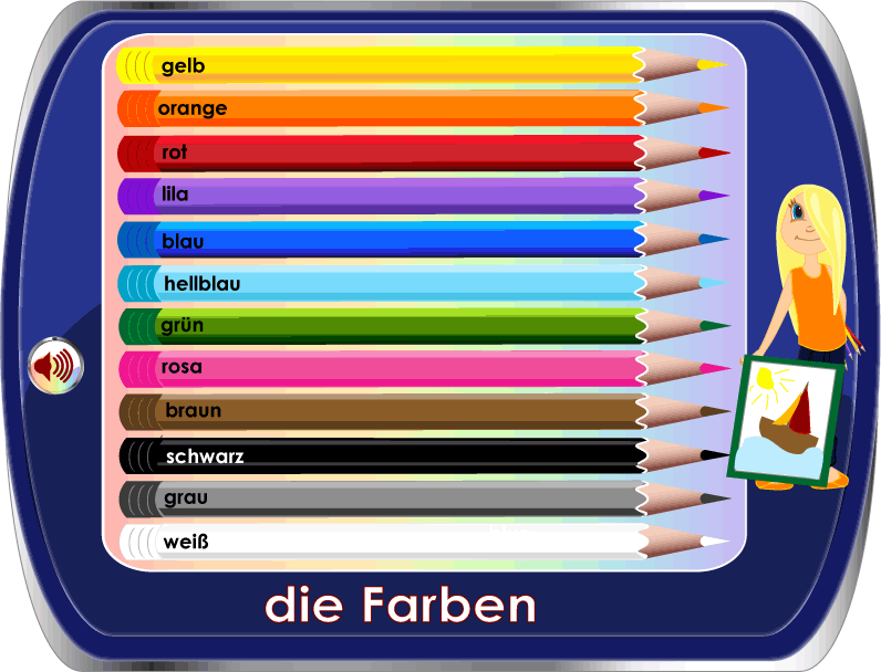 learn colors in german