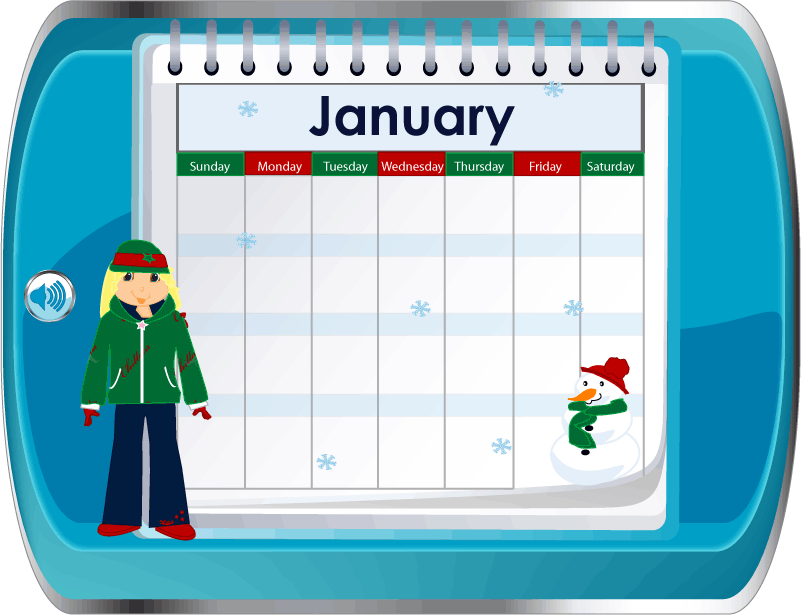 learn about the calendar in english