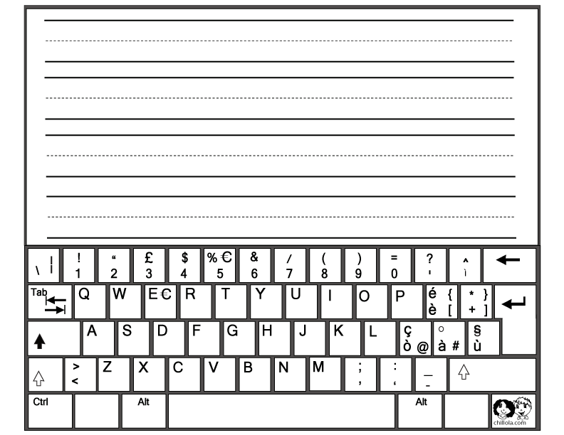 computer keyboard layout italian