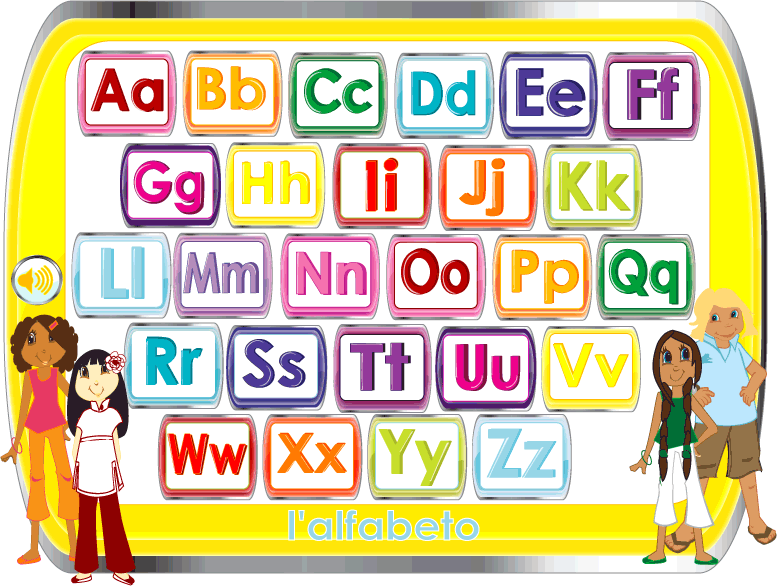 learn the alphabet in italian