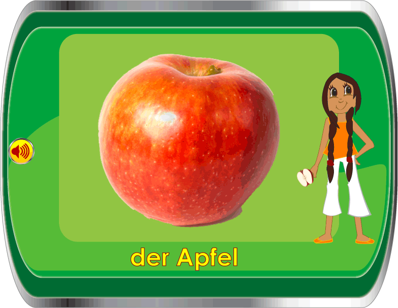 learn about fruit in german