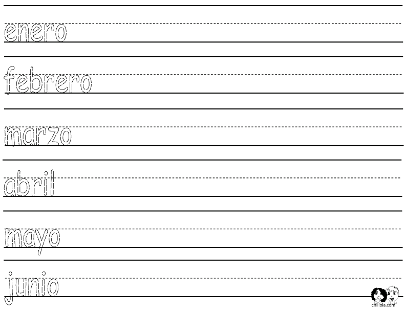 calendar spanish