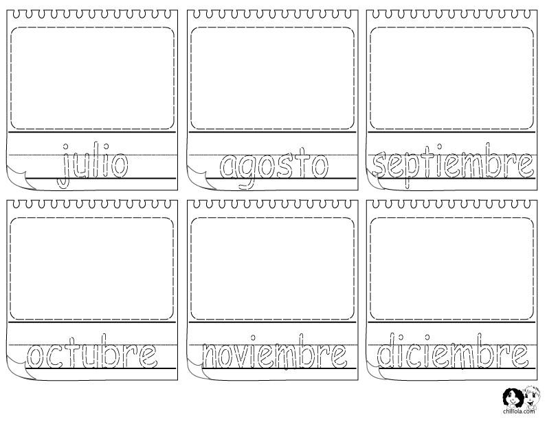 calendar spanish