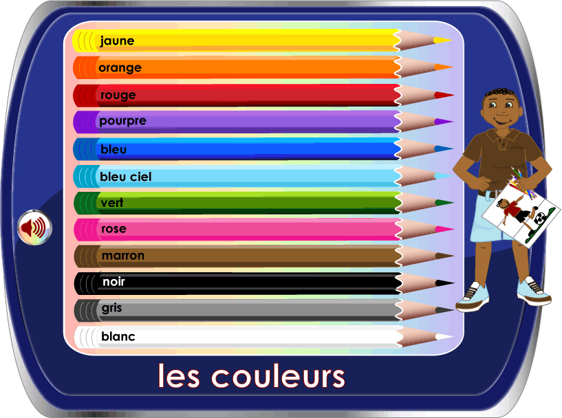 learn the colors in french