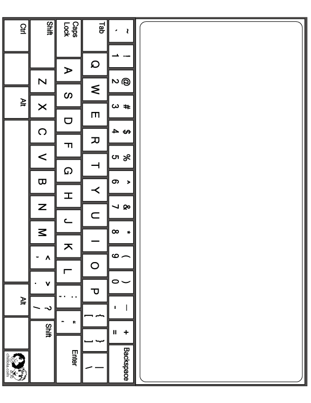  computer keyboard layout