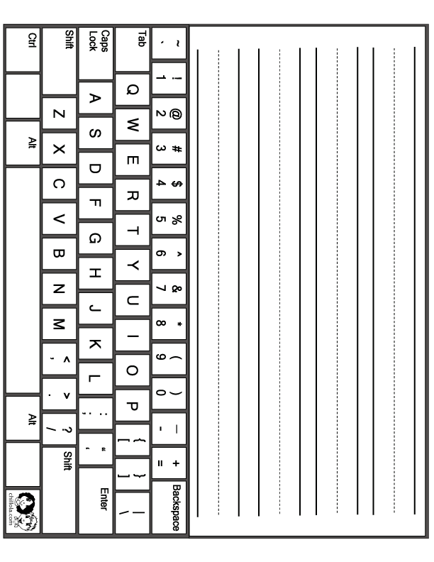  computer keyboard layout