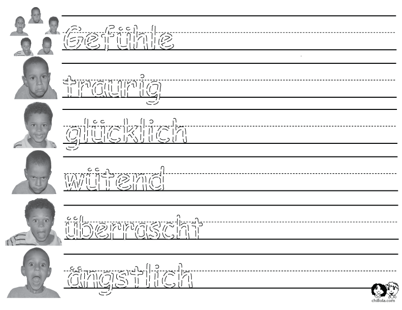 emotions german