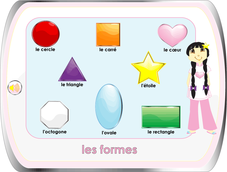 learn the shapes in french