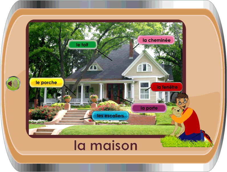 learn about the house in french