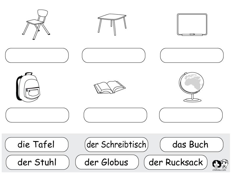 school worksheets german
