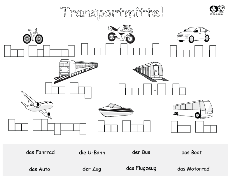 transportation german