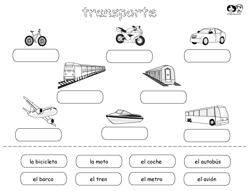 transportation spanish